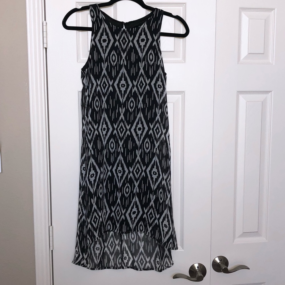A line high low dress